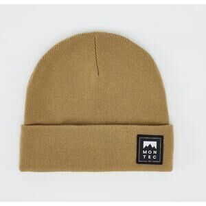 NWT MONTEC Kilo II Beanie Hat Gold Tan Khaki Knit Cuffed One Size